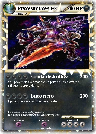 Pokemon kraxesimuxes EX.