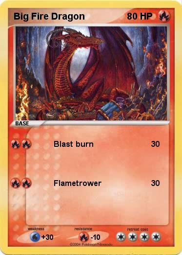 Pokemon Big Fire Dragon