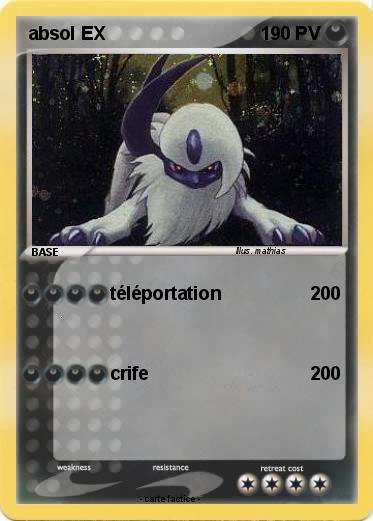 Pokemon absol EX