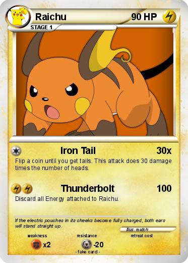 Pokemon Raichu