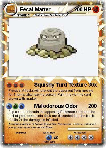 Pokemon Fecal Matter
