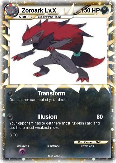 Pokemon Zoroark Lv.X
