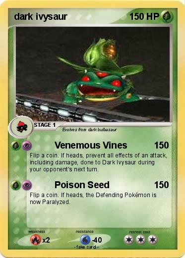 Pokemon dark ivysaur