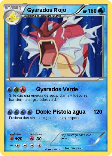 Pokemon Gyarados Rojo