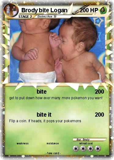 Pokemon Brody bite Logan
