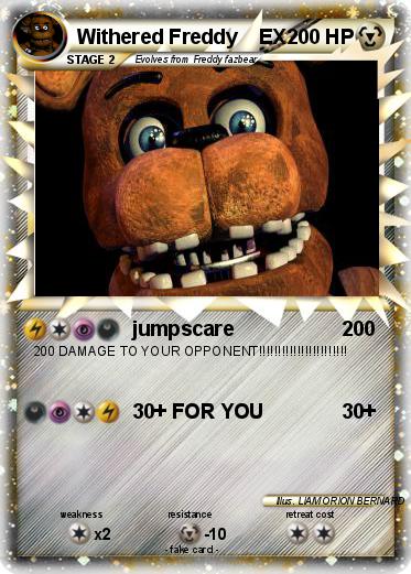 Pokemon Withered Freddy    EX