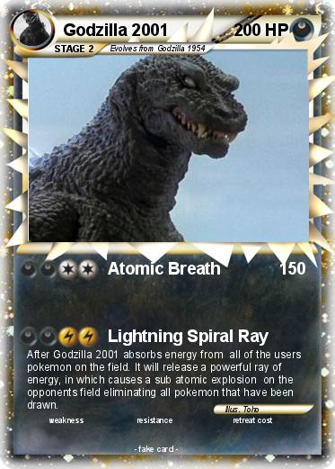 Pokemon Godzilla 2001