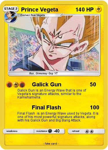 Pokemon Prince Vegeta