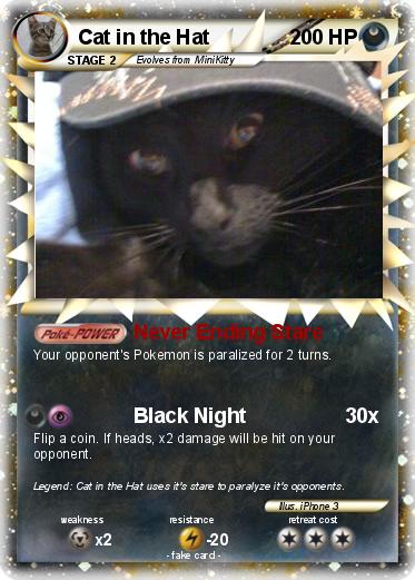 Pokemon Cat in the Hat