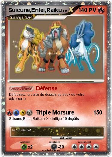 Pokemon Suicune,Entei,Raiku