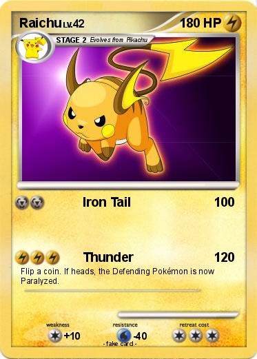 Pokemon Raichu