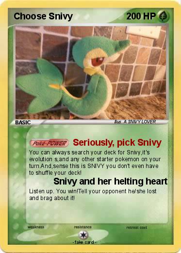 Pokemon Choose Snivy