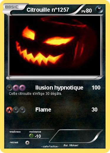Pokemon Citrouille n°1257