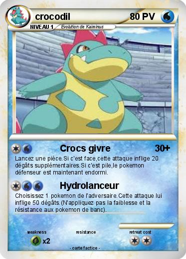 Pokemon crocodil