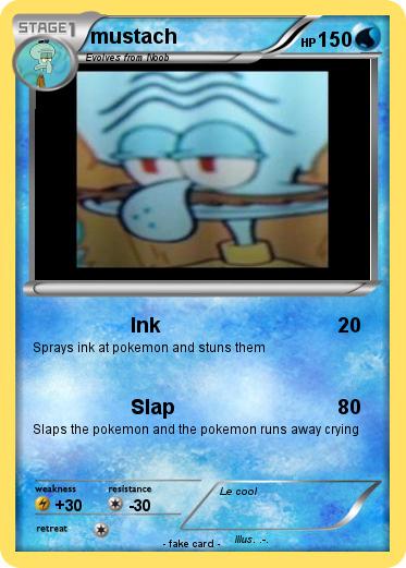 Pokemon mustach