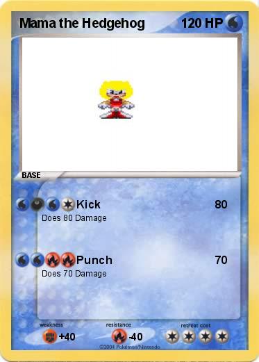 Pokemon Mama the Hedgehog 