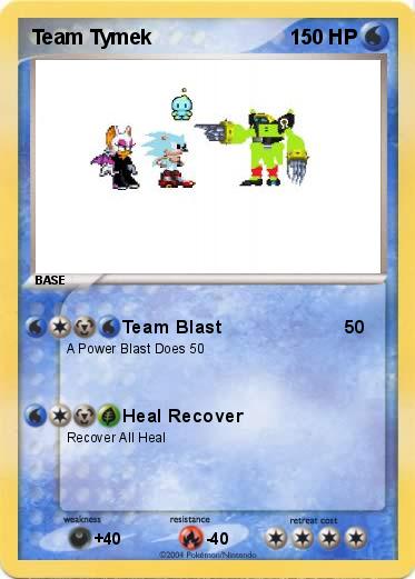 Pokemon Team Tymek