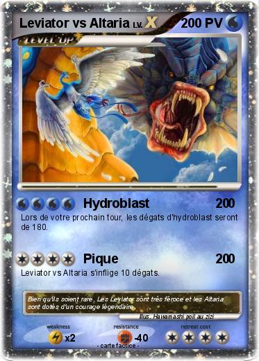 Pokemon Leviator vs Altaria