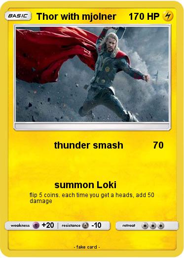 Pokemon Thor with mjolner