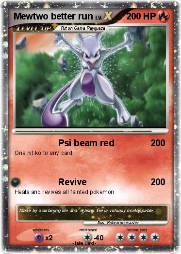 Pokemon Mewtwo better run