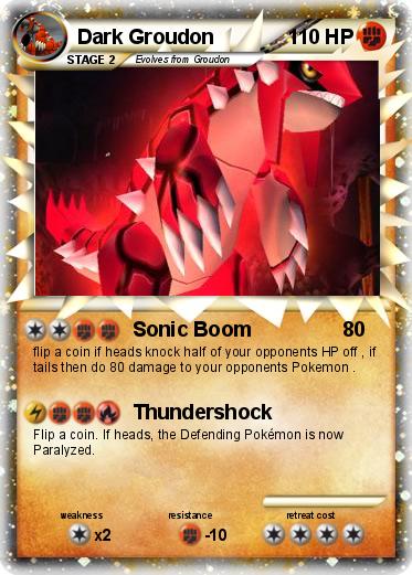 Pokemon Dark Groudon