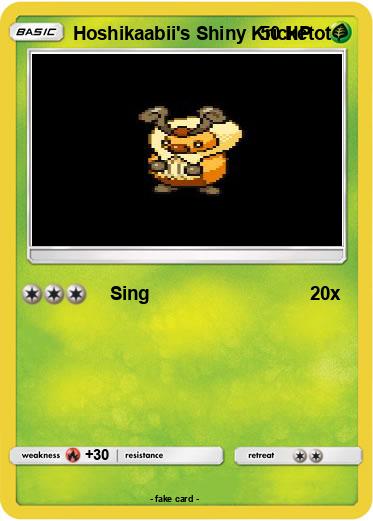 Pokemon Hoshikaabii's Shiny Kricketot