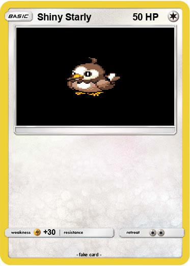 Pokemon Shiny Starly