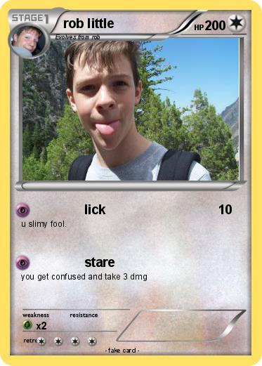 Pokemon rob little