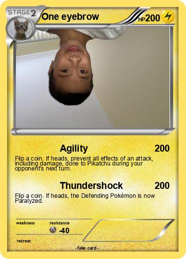 Pokemon One eyebrow