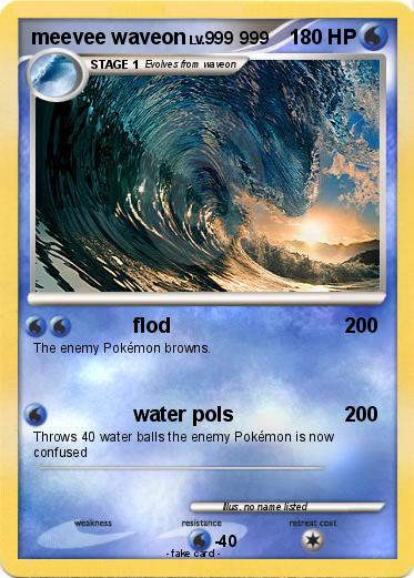 Pokemon meevee waveon