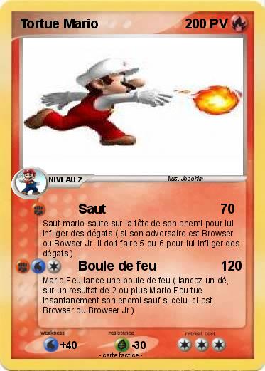 Pokemon Tortue Mario
