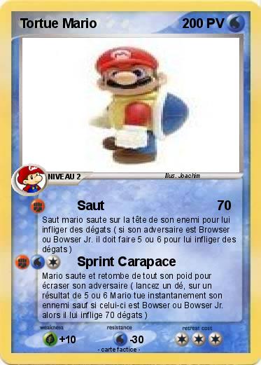 Pokemon Tortue Mario