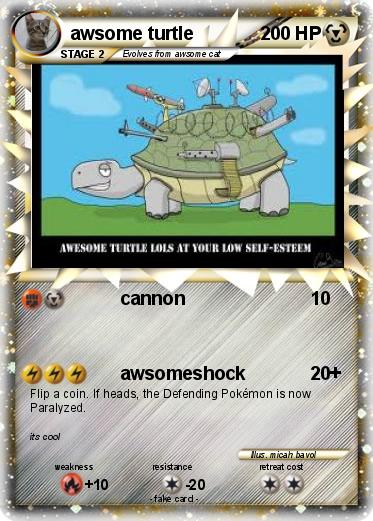 Pokemon awsome turtle