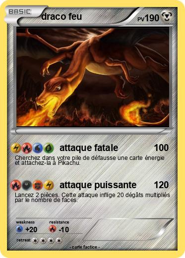 Pokemon draco feu