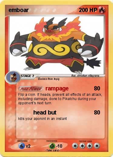 Pokemon emboar