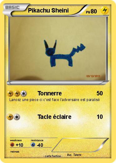 Pokemon Pikachu Sheini