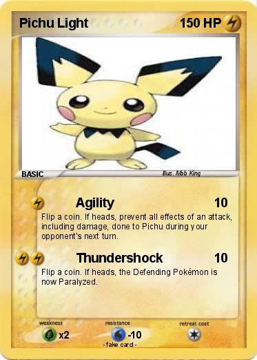 Pokemon Pichu Light