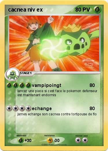 Pokemon cacnea niv ex
