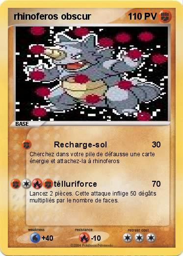 Pokemon rhinoferos obscur