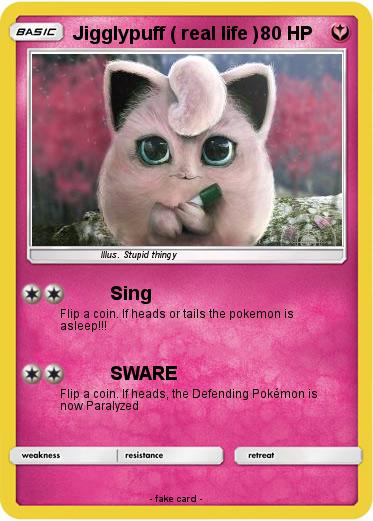 Pokemon Jigglypuff ( real life )