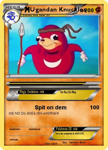 Pokemon Ugandan Knuckles