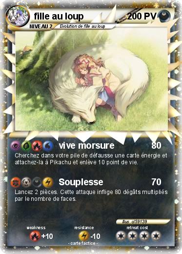 Pokemon fille au loup