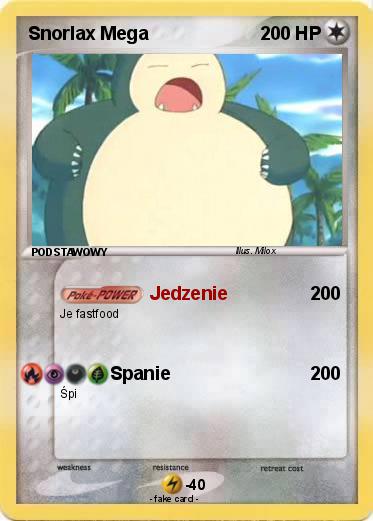 Pokemon Snorlax Mega
