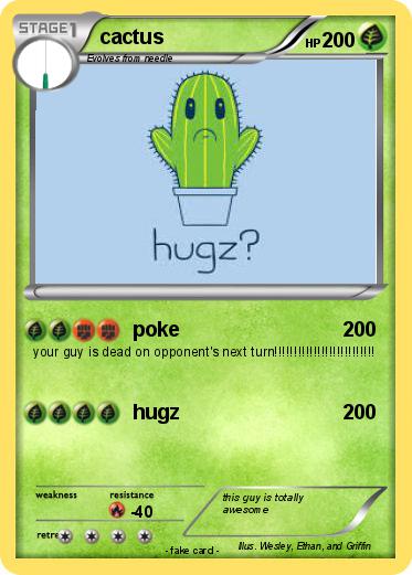 Pokemon cactus