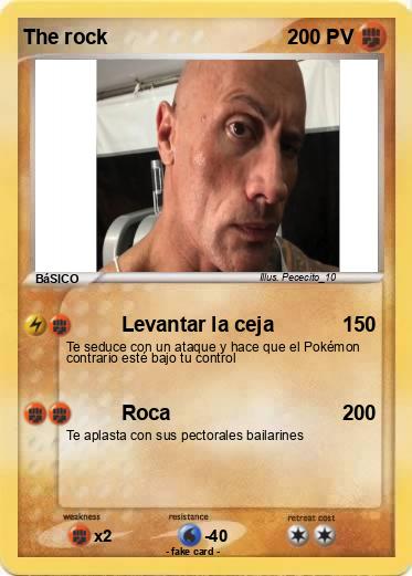 Pokemon The rock