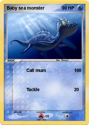 Pokemon Baby sea monster