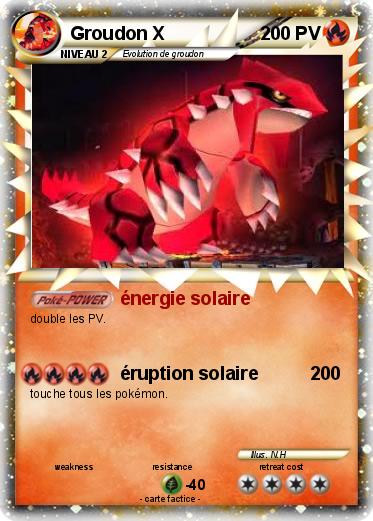Pokemon Groudon X
