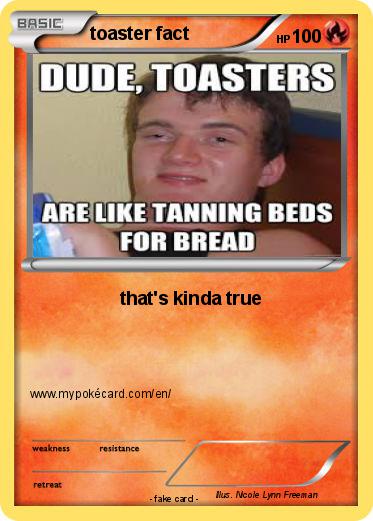Pokemon toaster fact