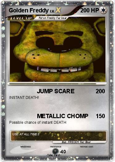 Pokemon Golden Freddy