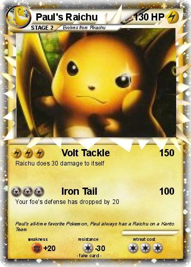 Pokemon Paul's Raichu